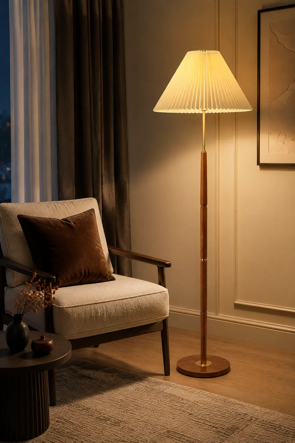 Pleated Floor Lamp - Lumpaz
