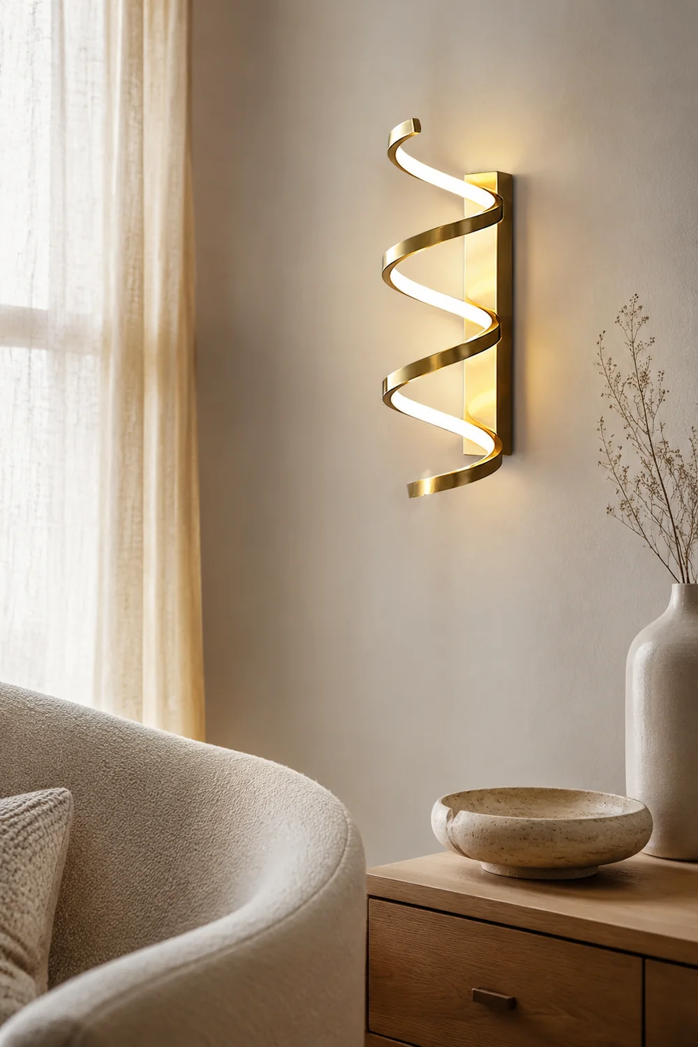 Spiral Wall Light - Lumpaz