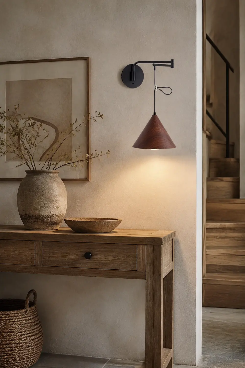 Cone Swing Arm Wall Lamp - Lumpaz