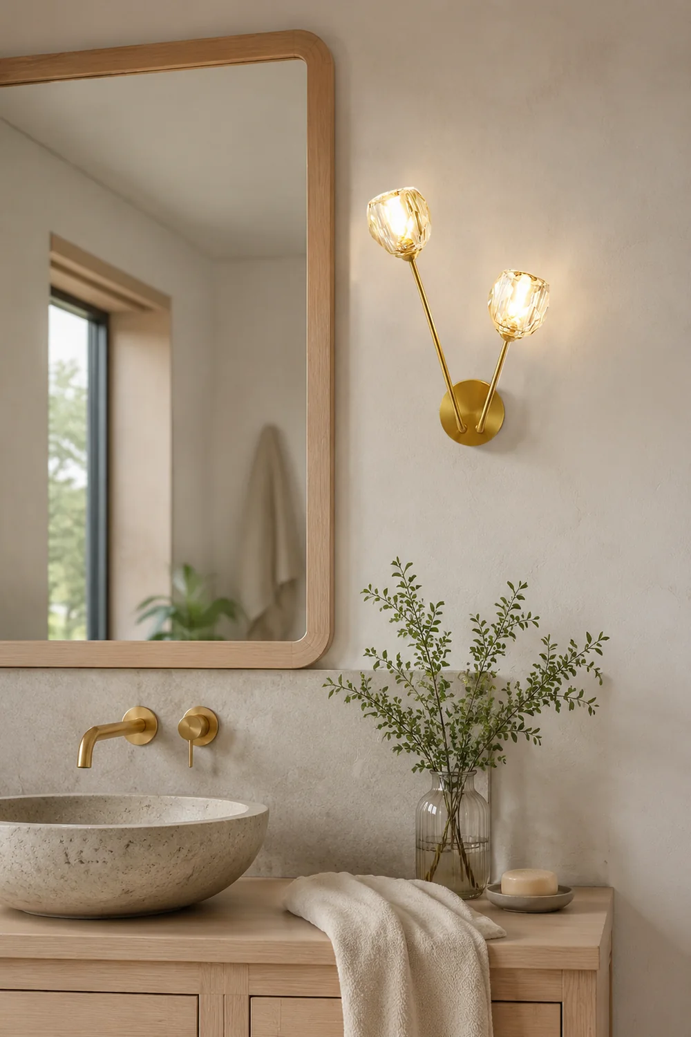 Crystal Branch Wall Light - Lumpaz