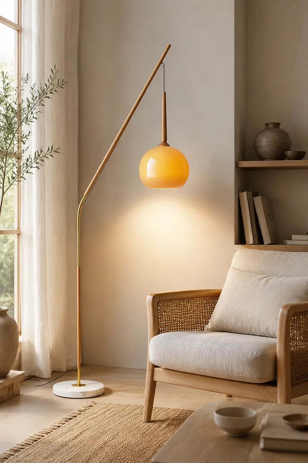 Hulusi Hanging Floor Lamp - Lumpaz