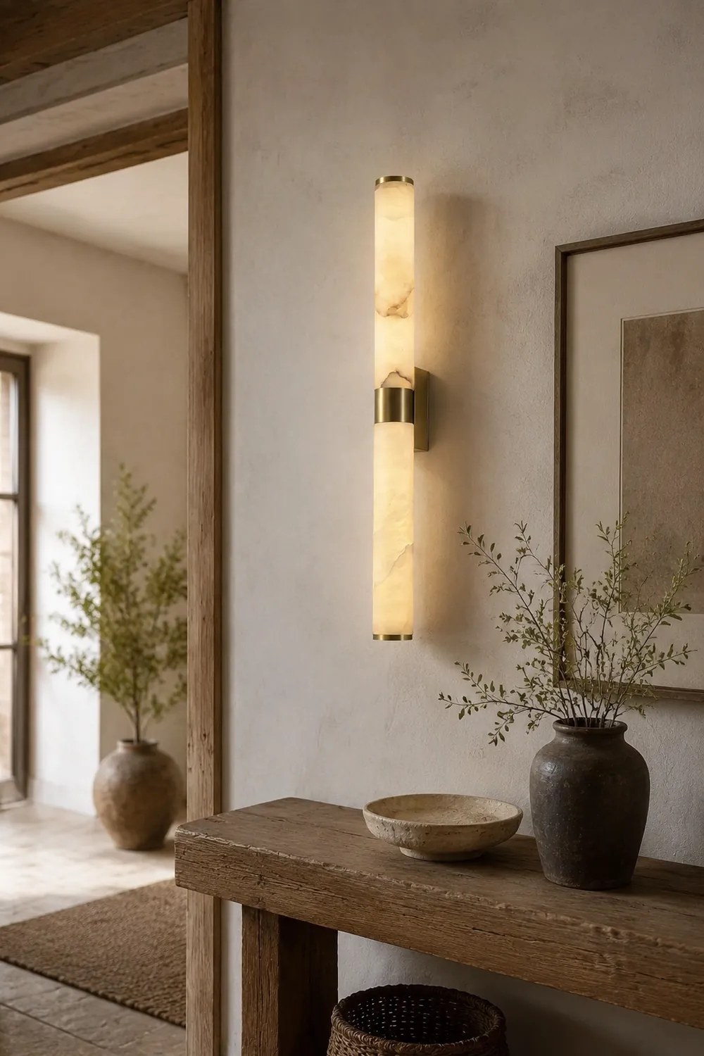 Line Alabaster Wall Light - Lumpaz