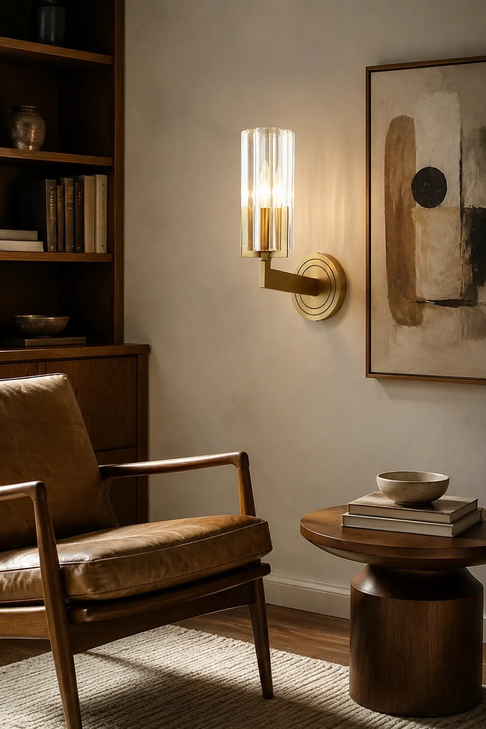 Kayla Brass Wall Lamp - Lumpaz