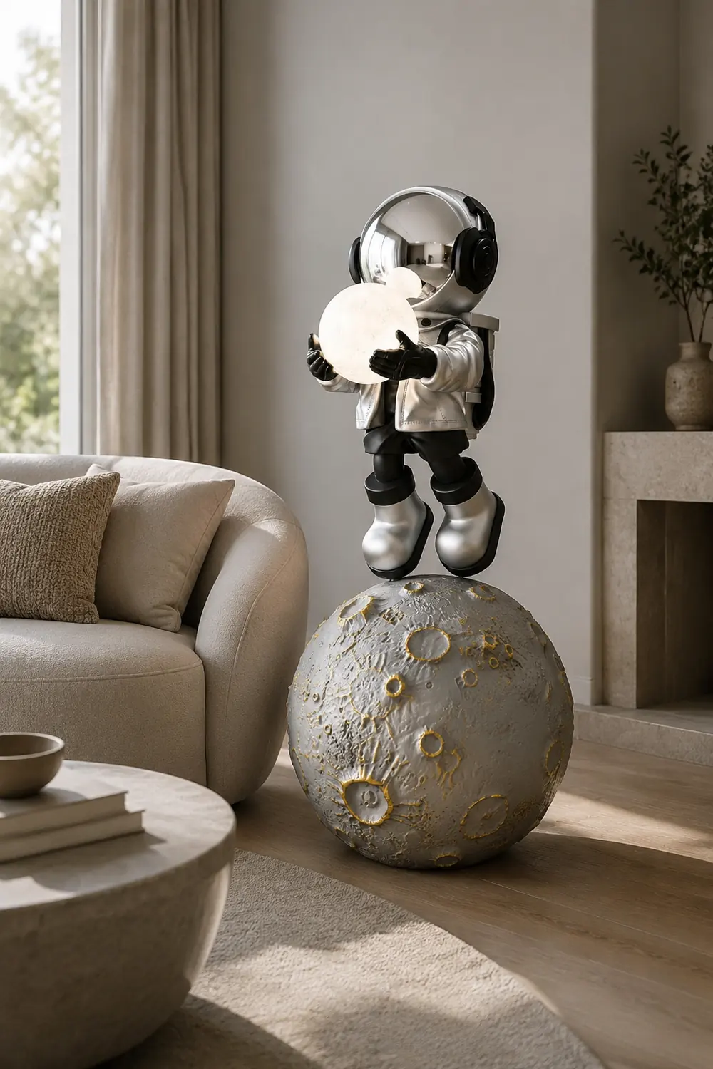 Diver Astronaut Built-in Battery Floor Lamp - Lumpaz