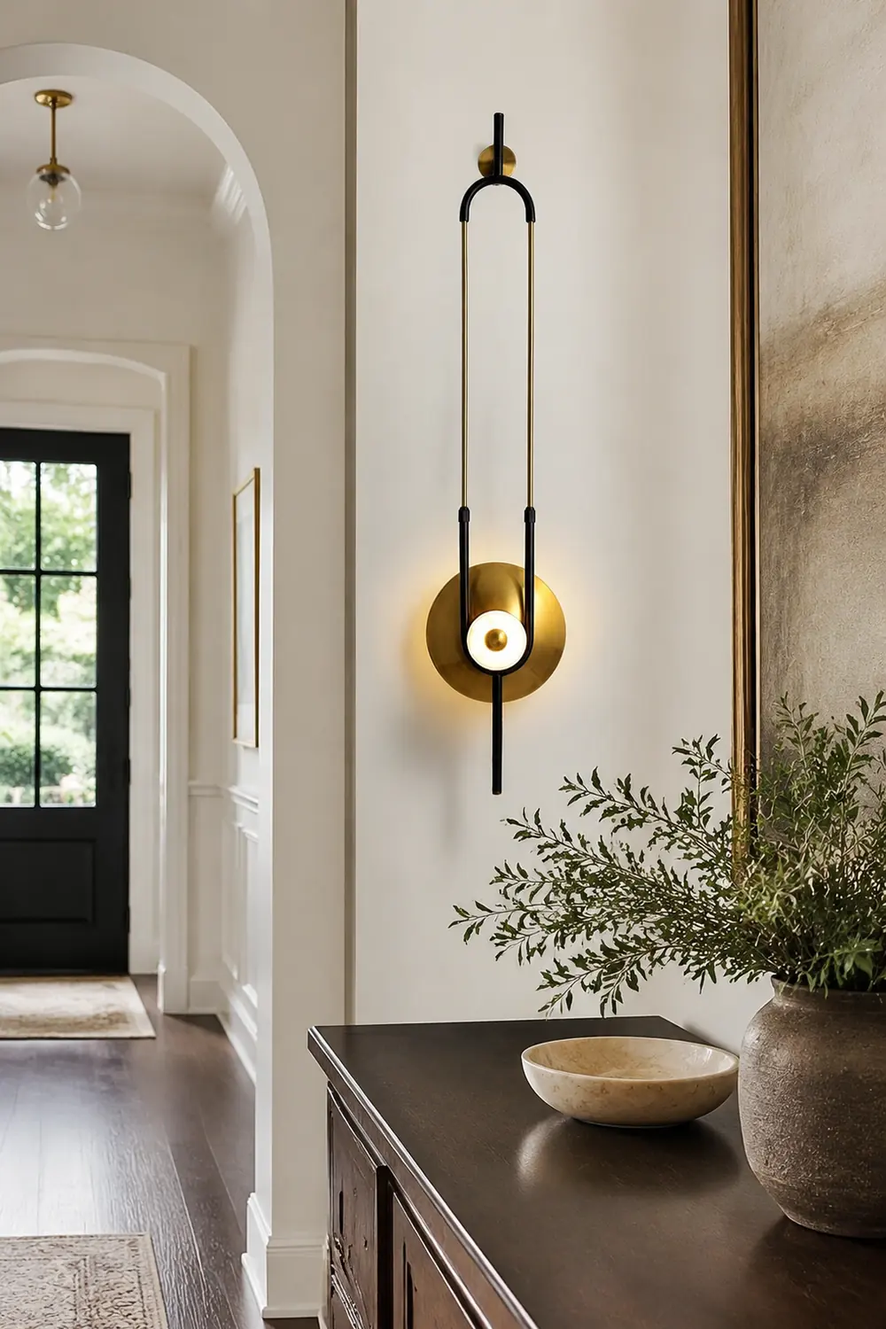 Ellipse Ring Marble Wall Light - Lumpaz