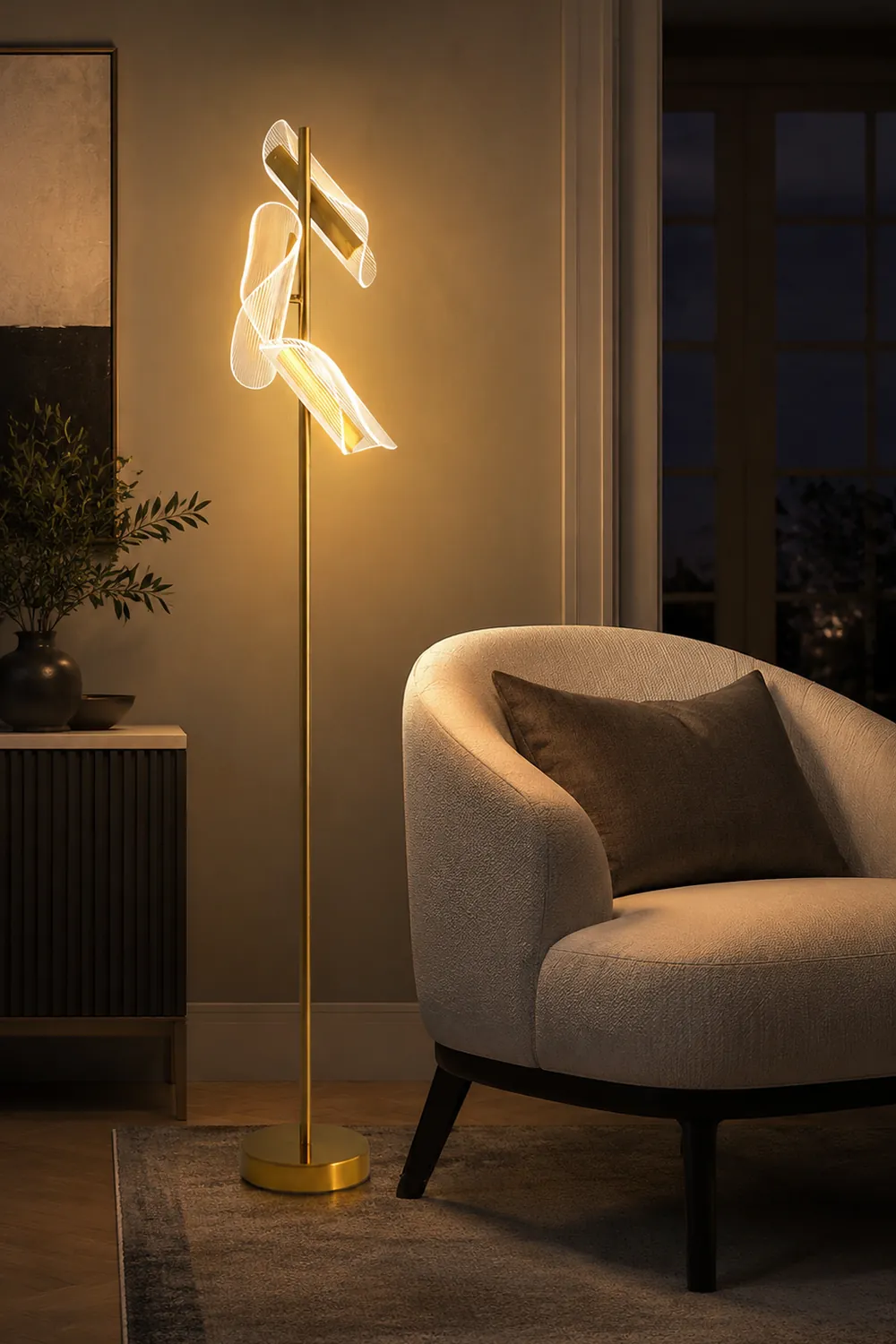 Flame Floor Lamp - Lumpaz
