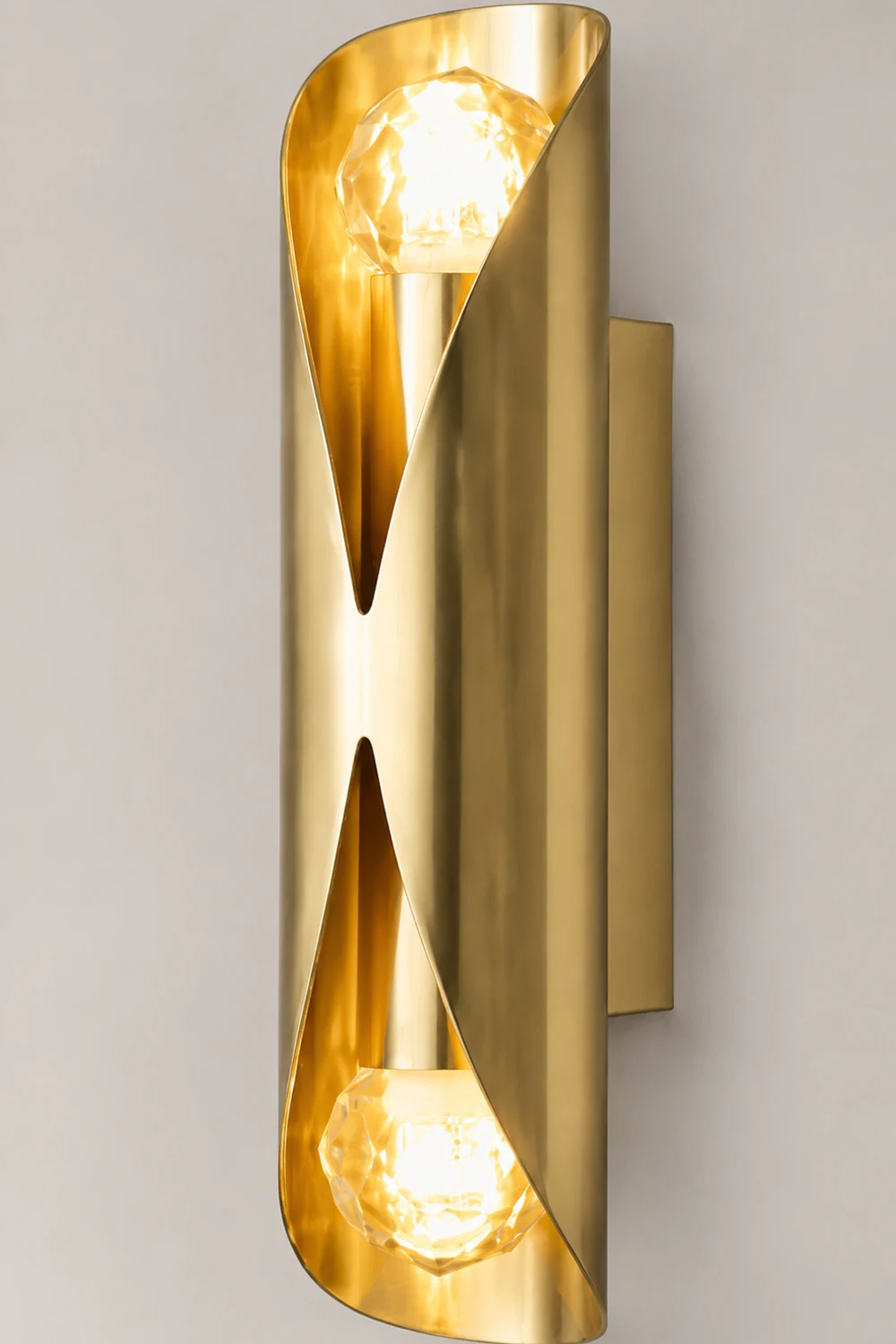 Diamonds Brass Wall Lamp - Lumpaz