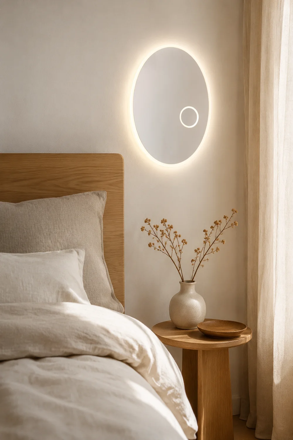 Oval Mirror Light - Lumpaz