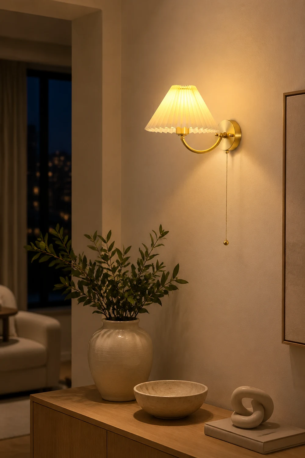 Pleated Wall Lamp - Lumpaz