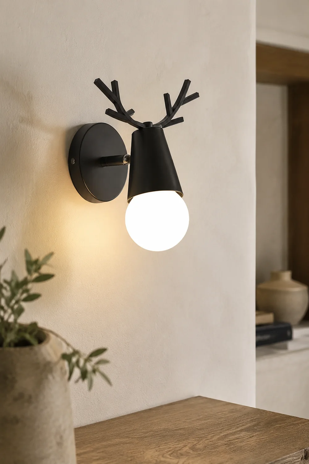 Yeknu Antler Wall Lamp - Lumpaz