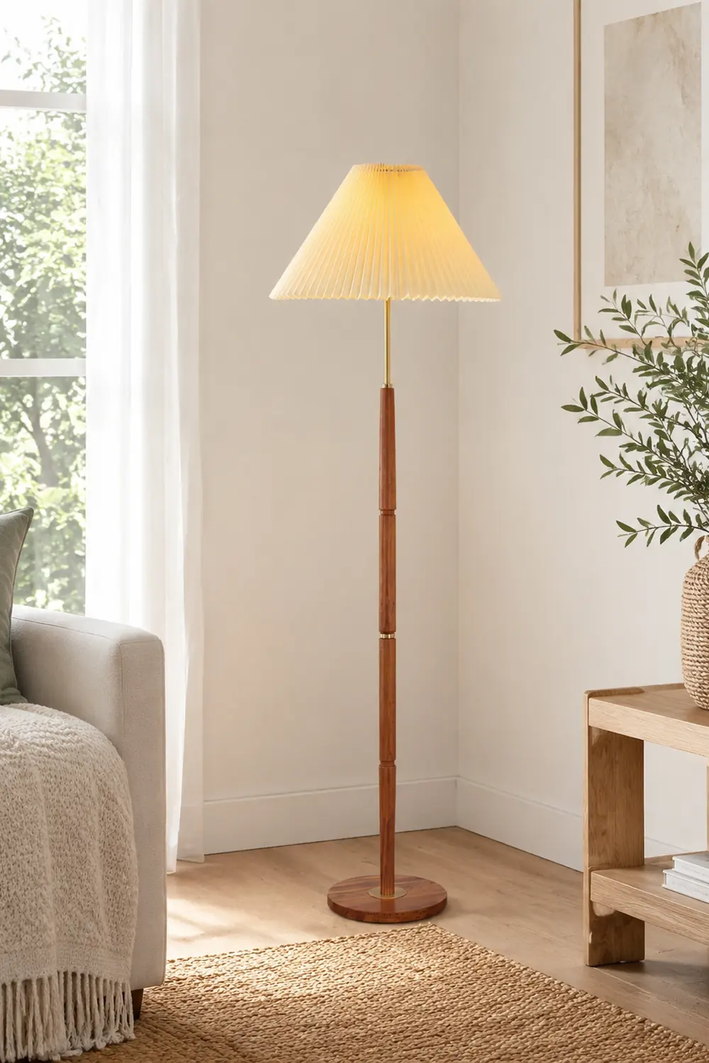 Pleated Floor Lamp - Lumpaz