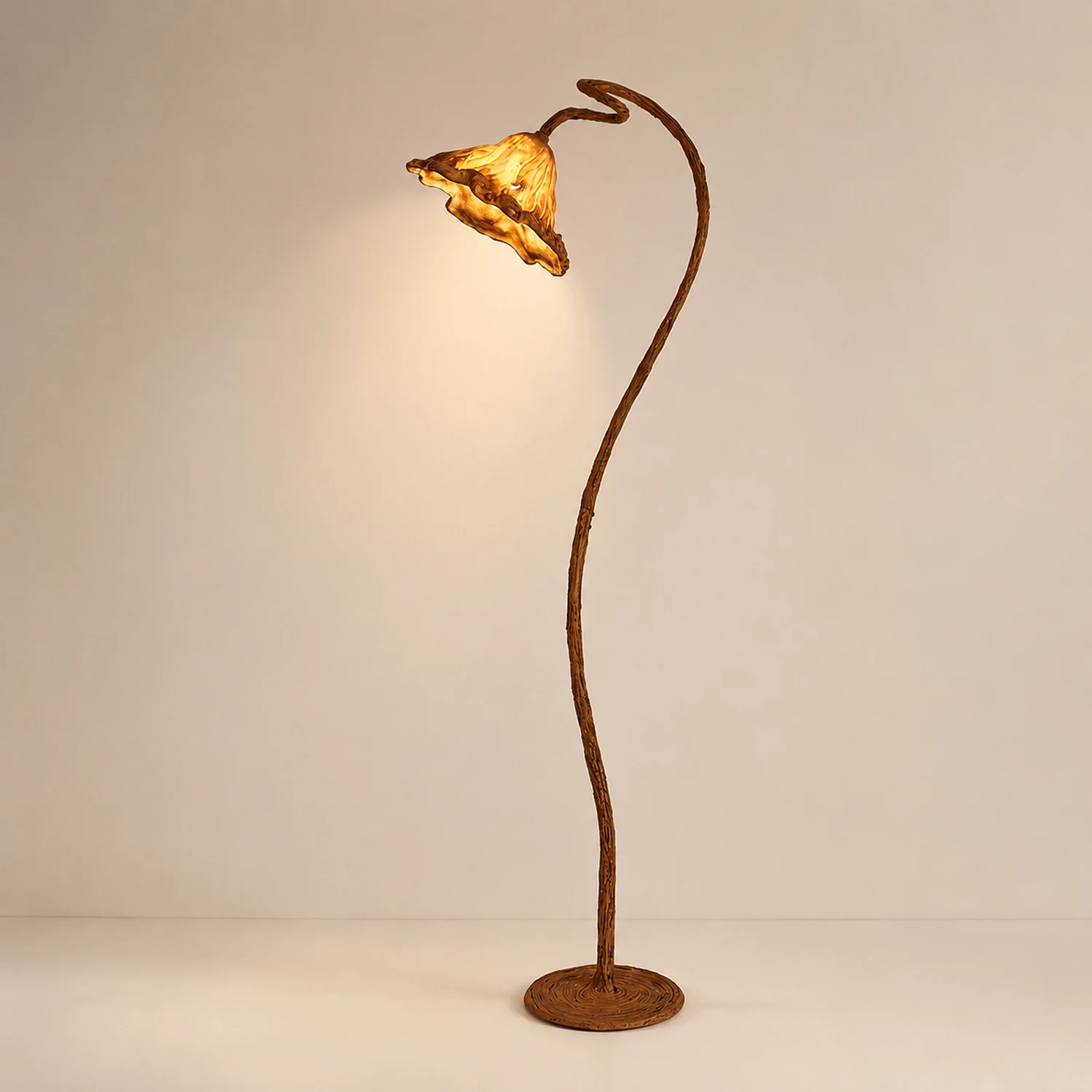 Artistic Lotus Leaf Floor Lamp - Lumpaz