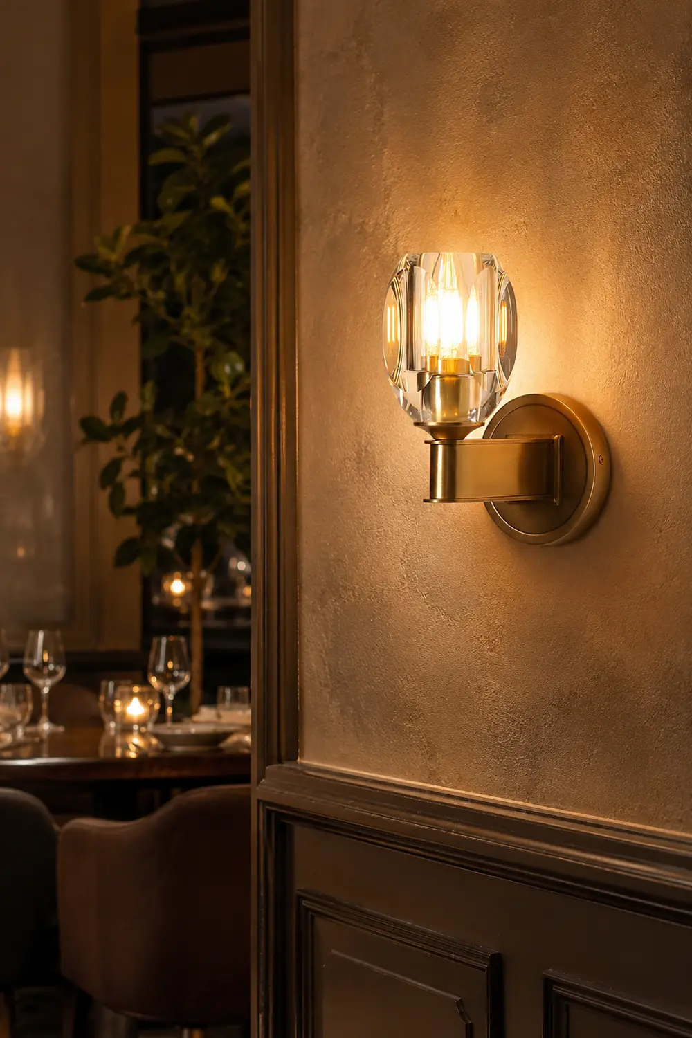 Diamond Crystal Sconce - Lumpaz