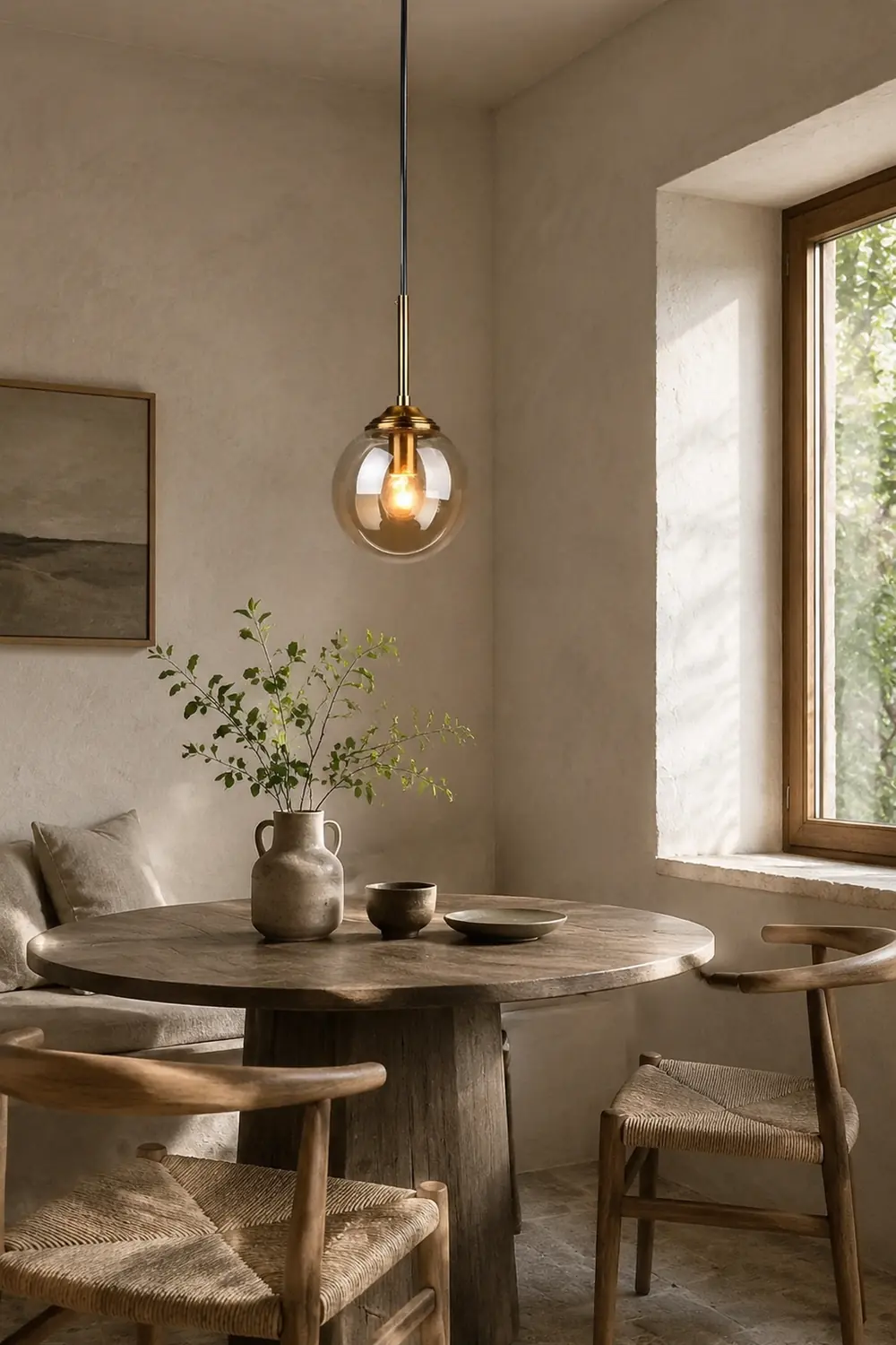 Valentina Modern LED Pendelleuchte Glaskugel, 3 Farben, Esstisch, Metall Glas - Lumpaz