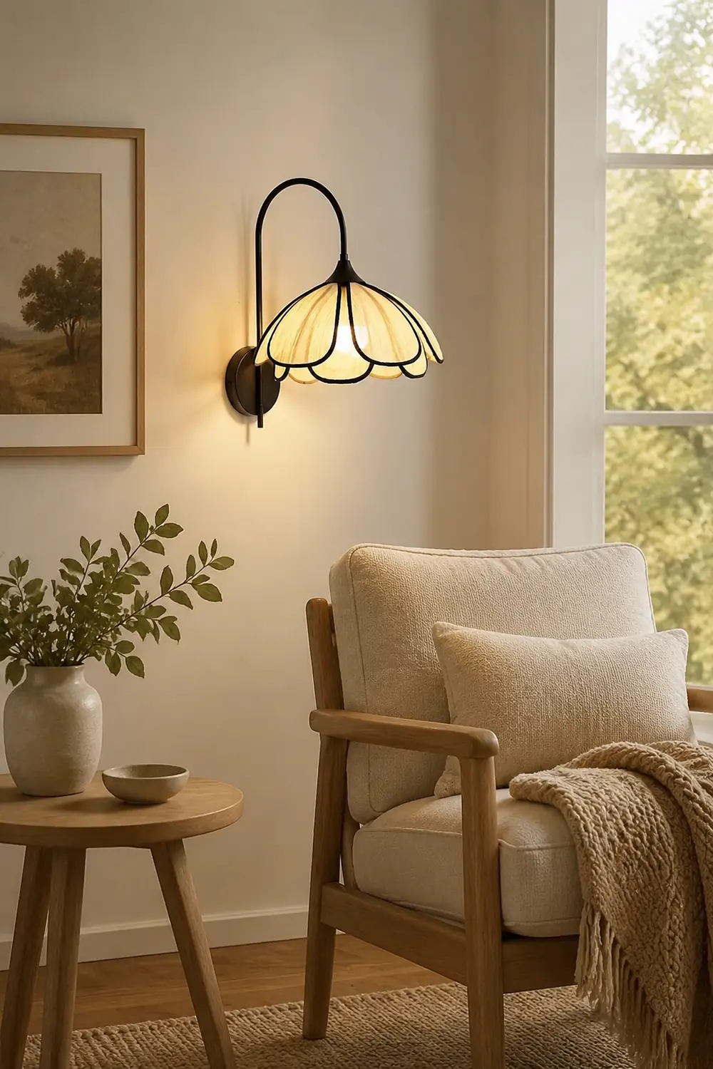 Burnt Petal Wall Lamp - Lumpaz