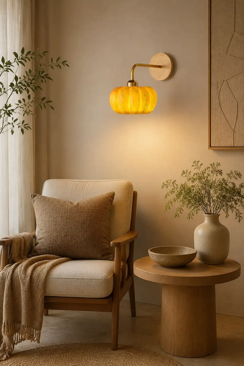 Pumpkin Wall Light - Lumpaz