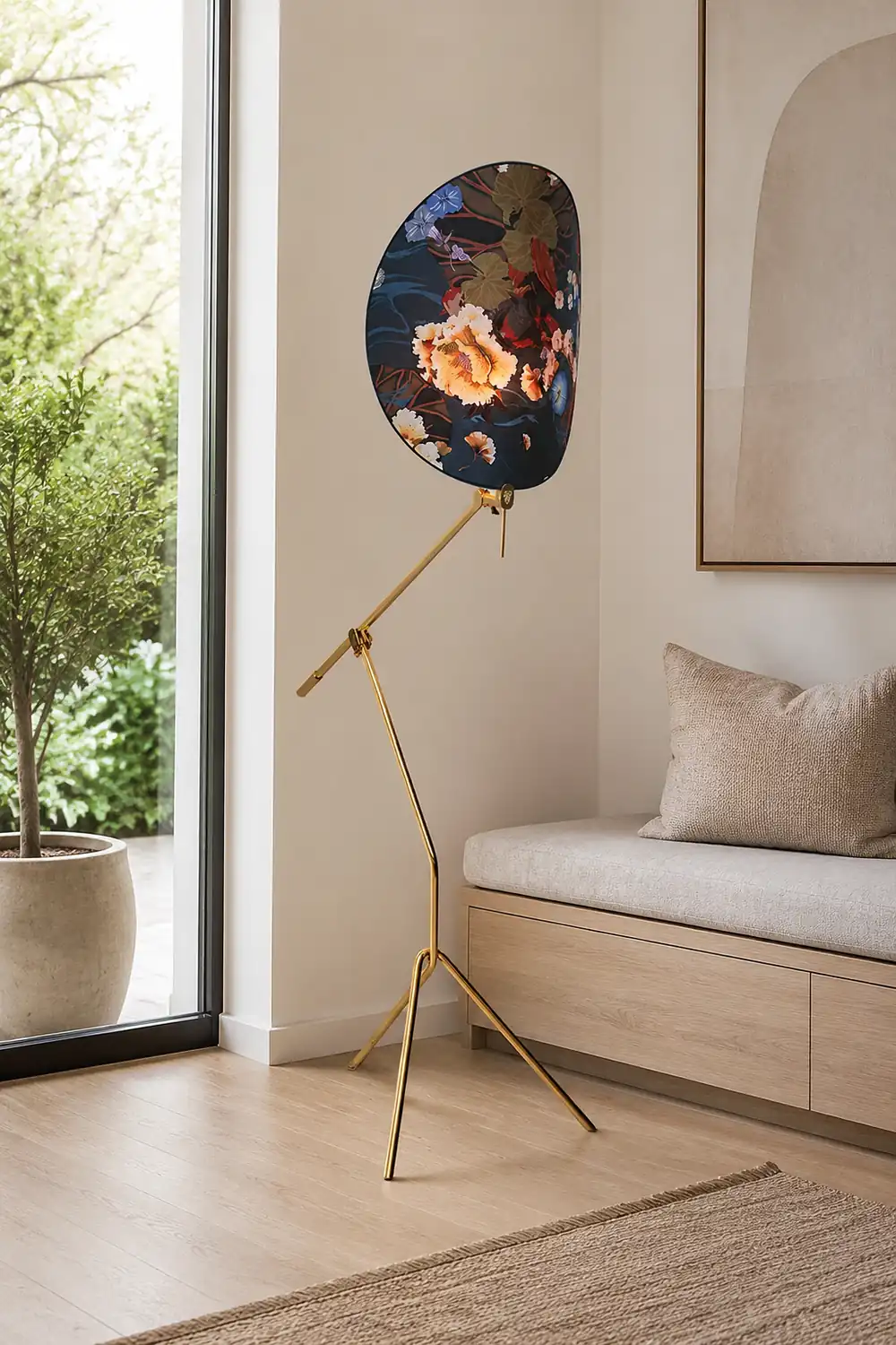 Floral Nocturne Floor Lamp - Lumpaz