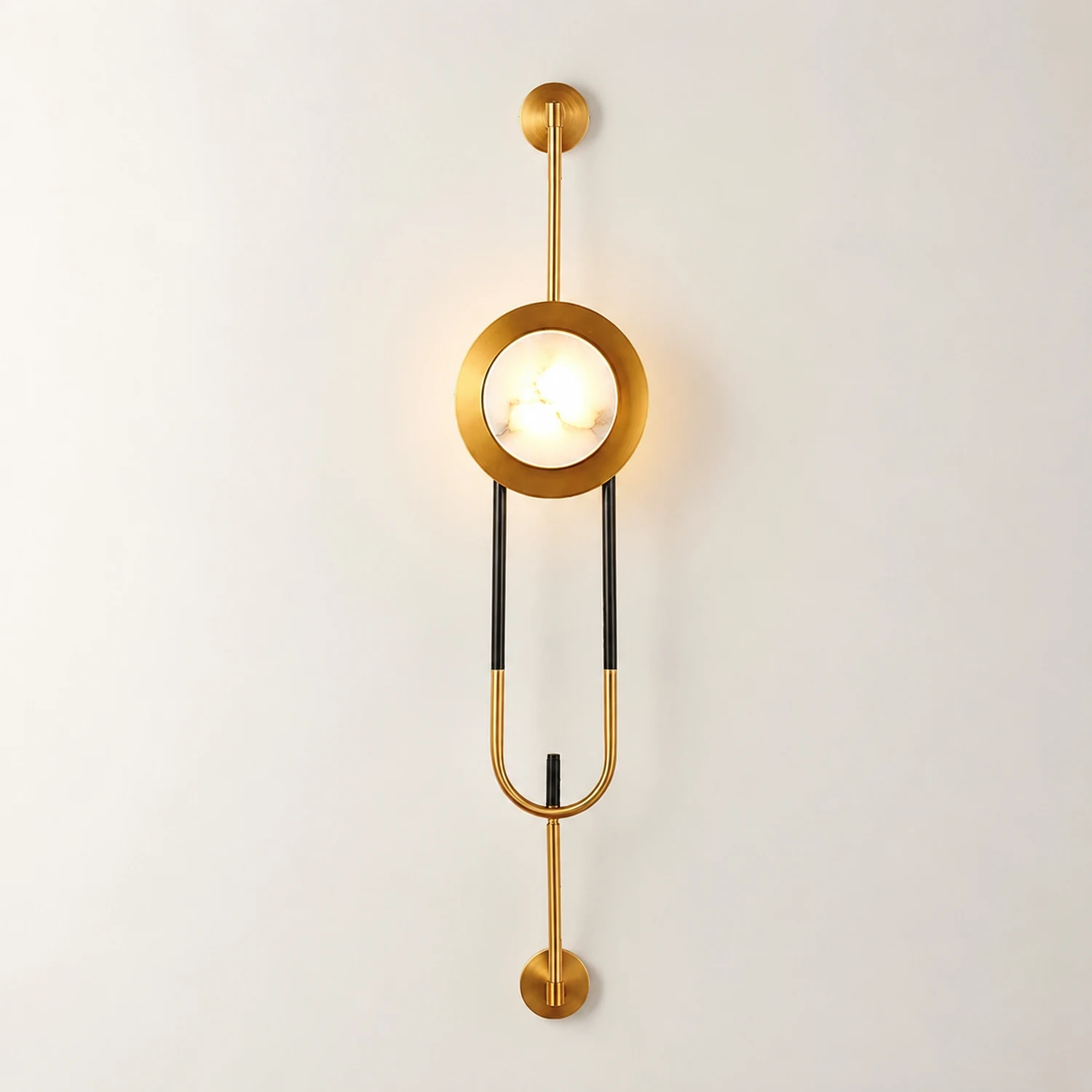 Circular Marble Wall Light - Lumpaz