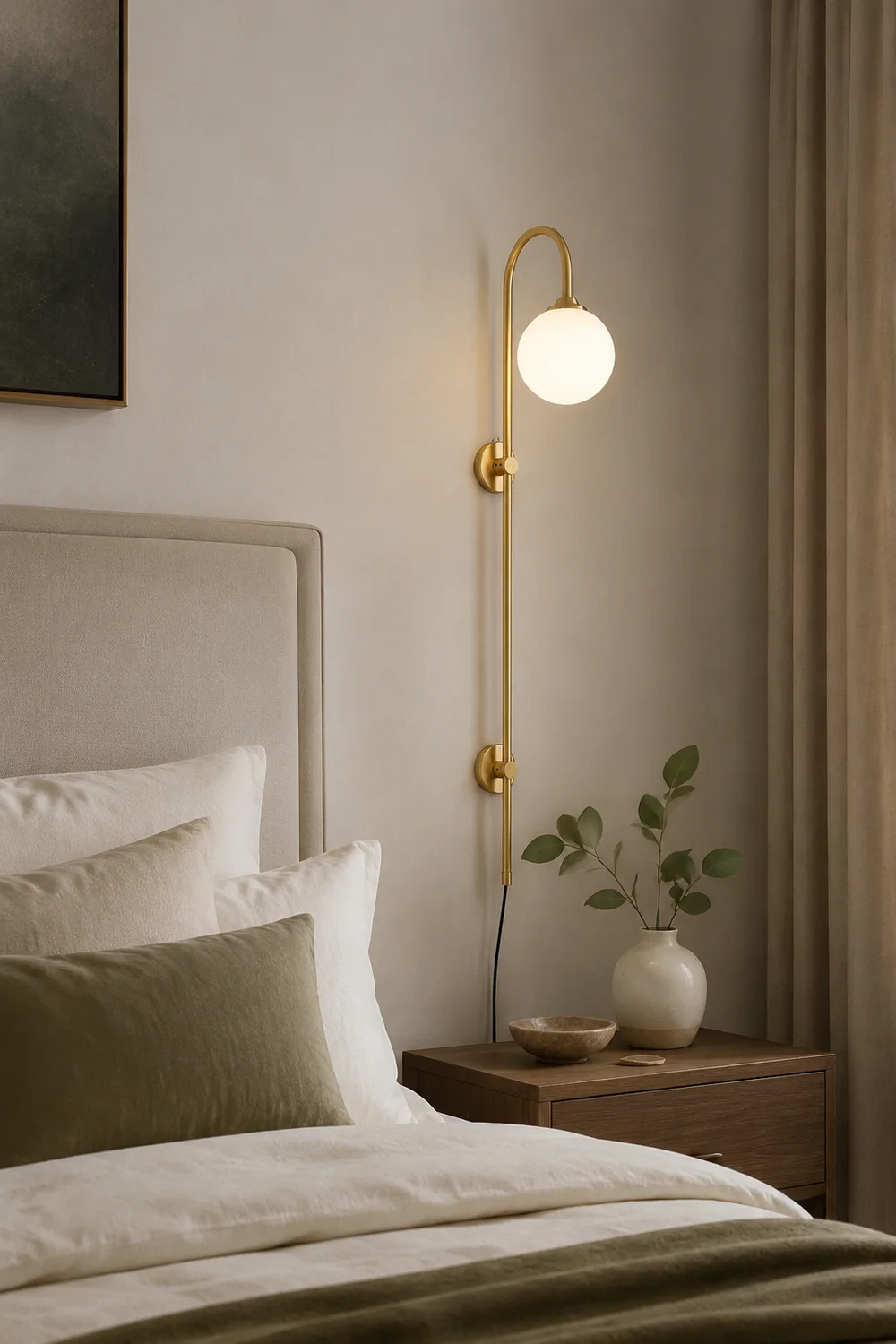 Globe Brass Wall Sconce - Lumpaz