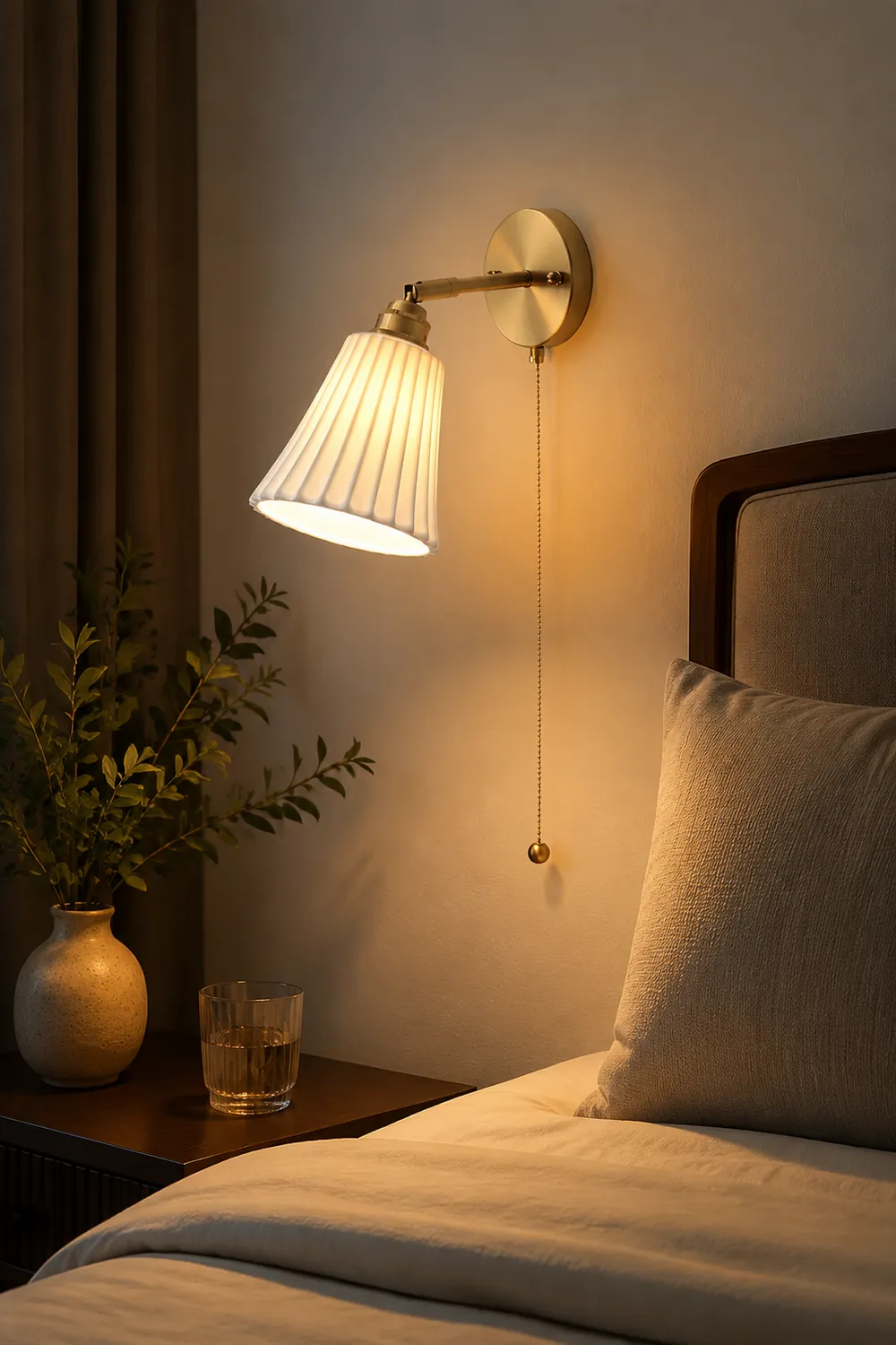 Trumpet Ceramic Wall Light - Lumpaz