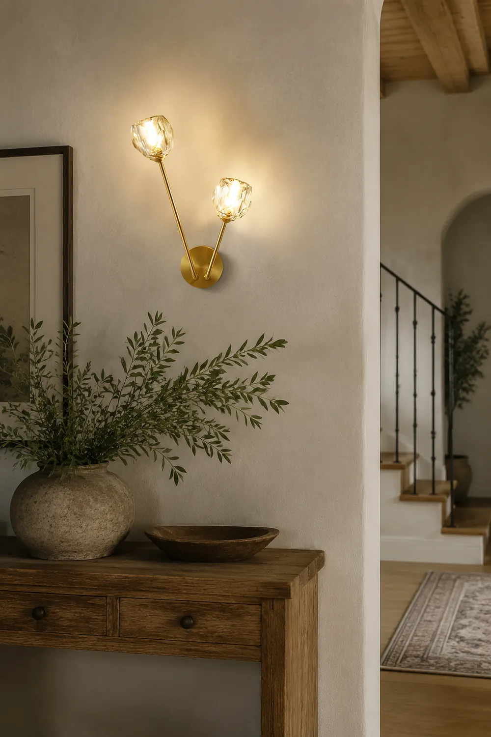 Crystal Branch Wall Light - Lumpaz