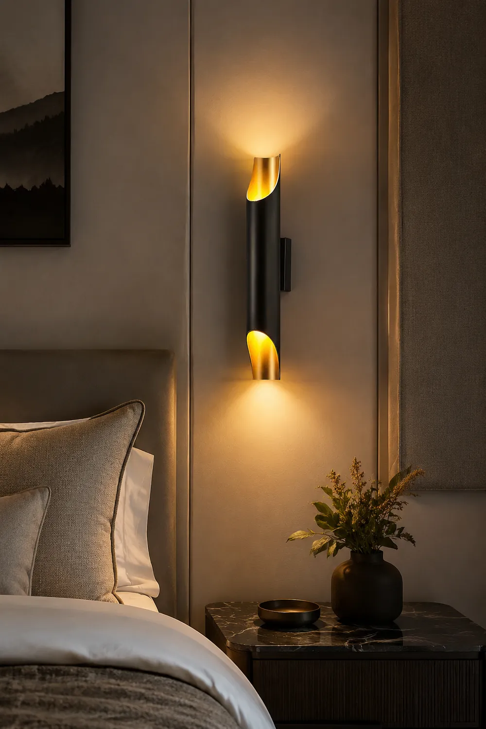 Abigali Straight Wall Lamp - Lumpaz