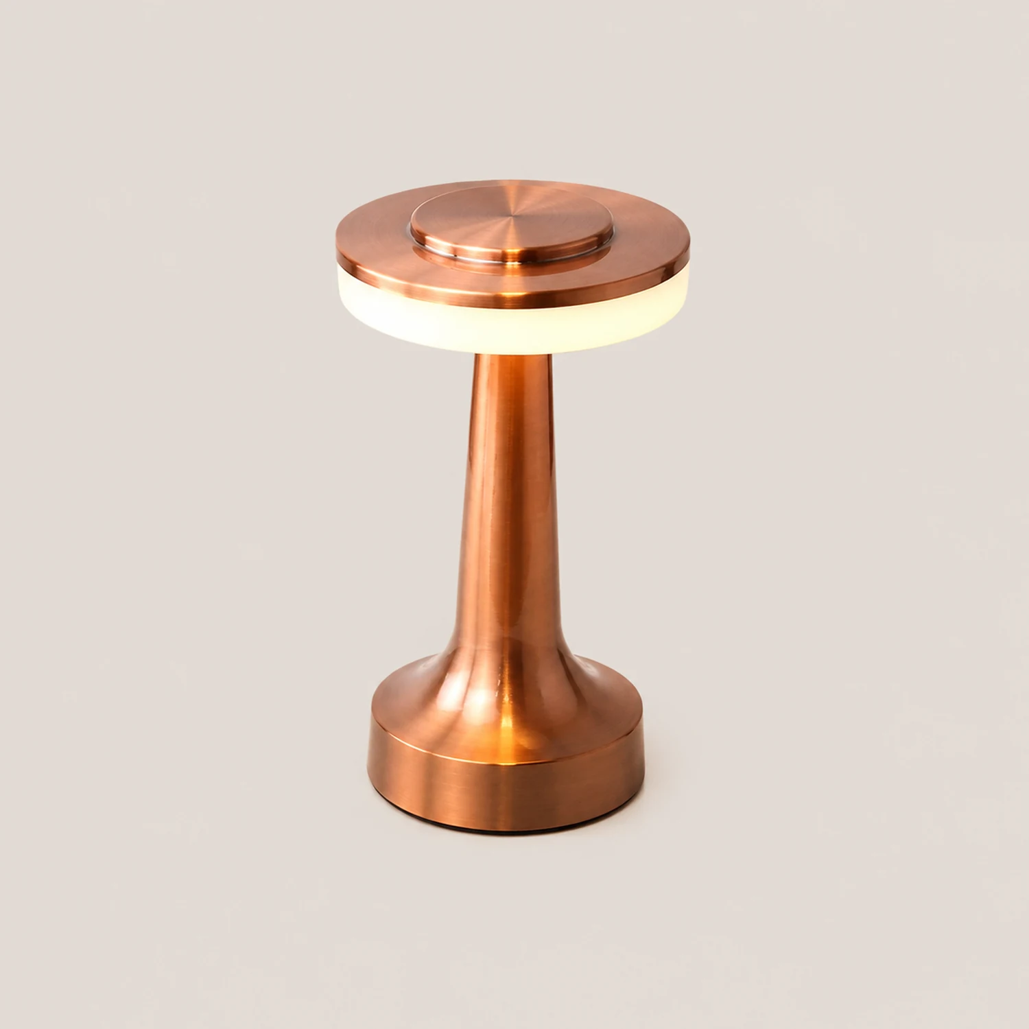 Salgado Modern Pilz Tischleuchte Metall, Bronze/Gold/Silber， Wohnzimmer - Lumpaz