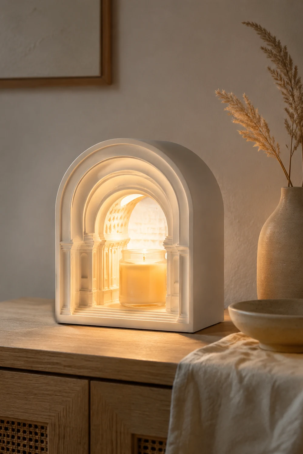 Félicie Aroma-Kerze Schmelzen Tischlampe, 2 Stile - Lumpaz
