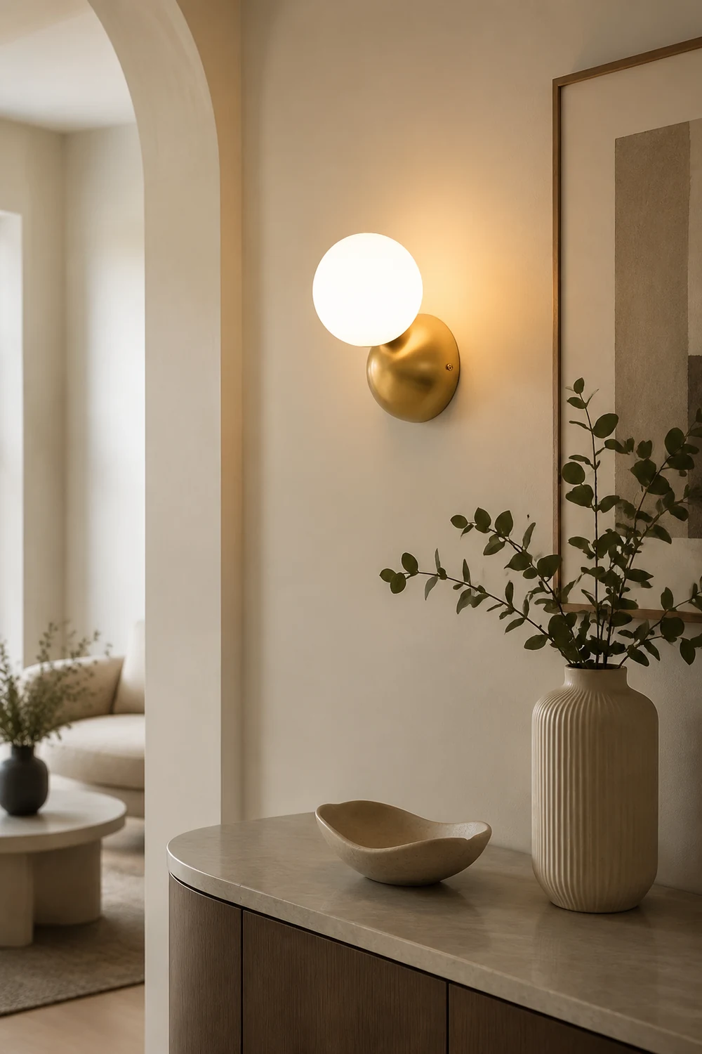 Single Globe Wall Light - Lumpaz