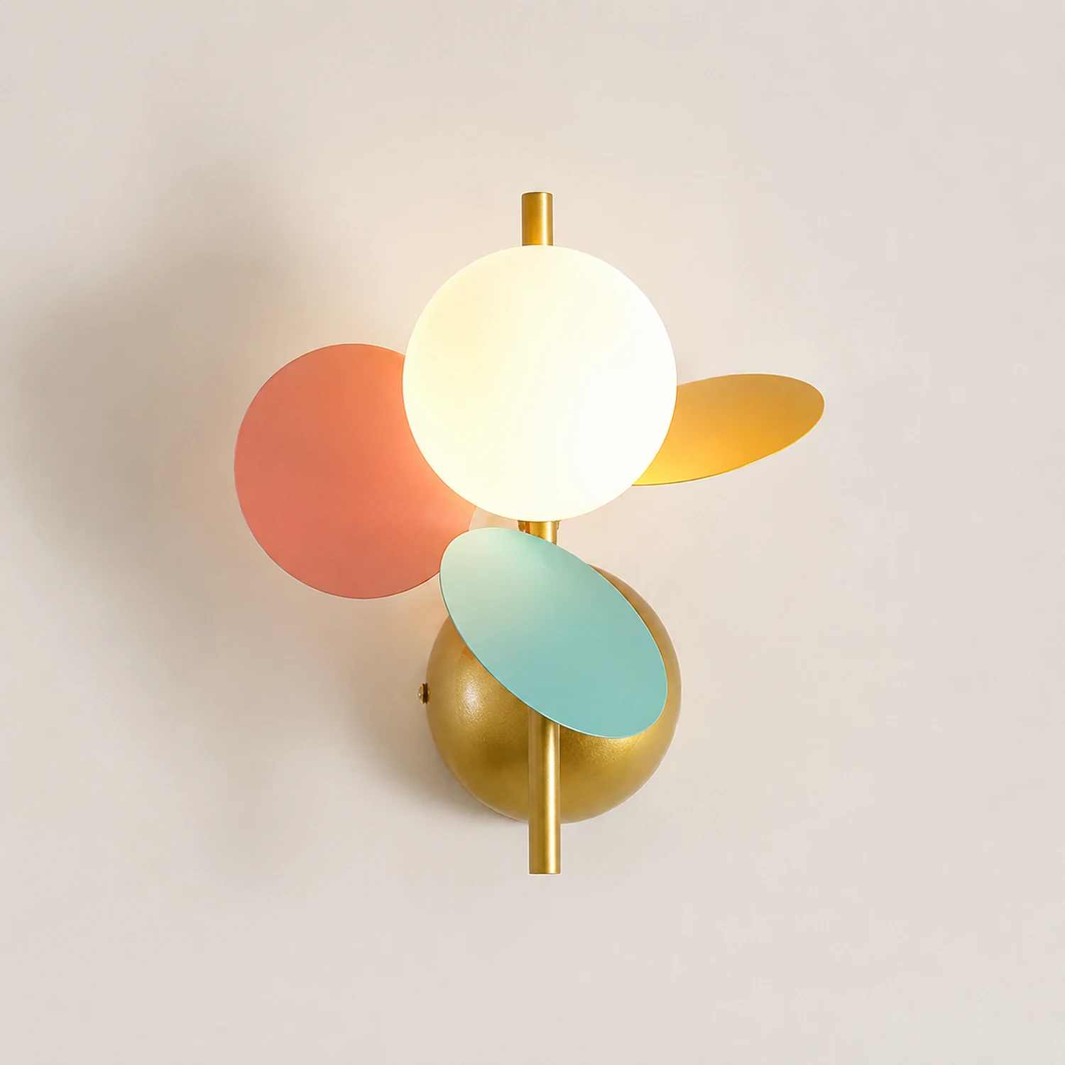 Round Macaron Wall Lamp - Lumpaz