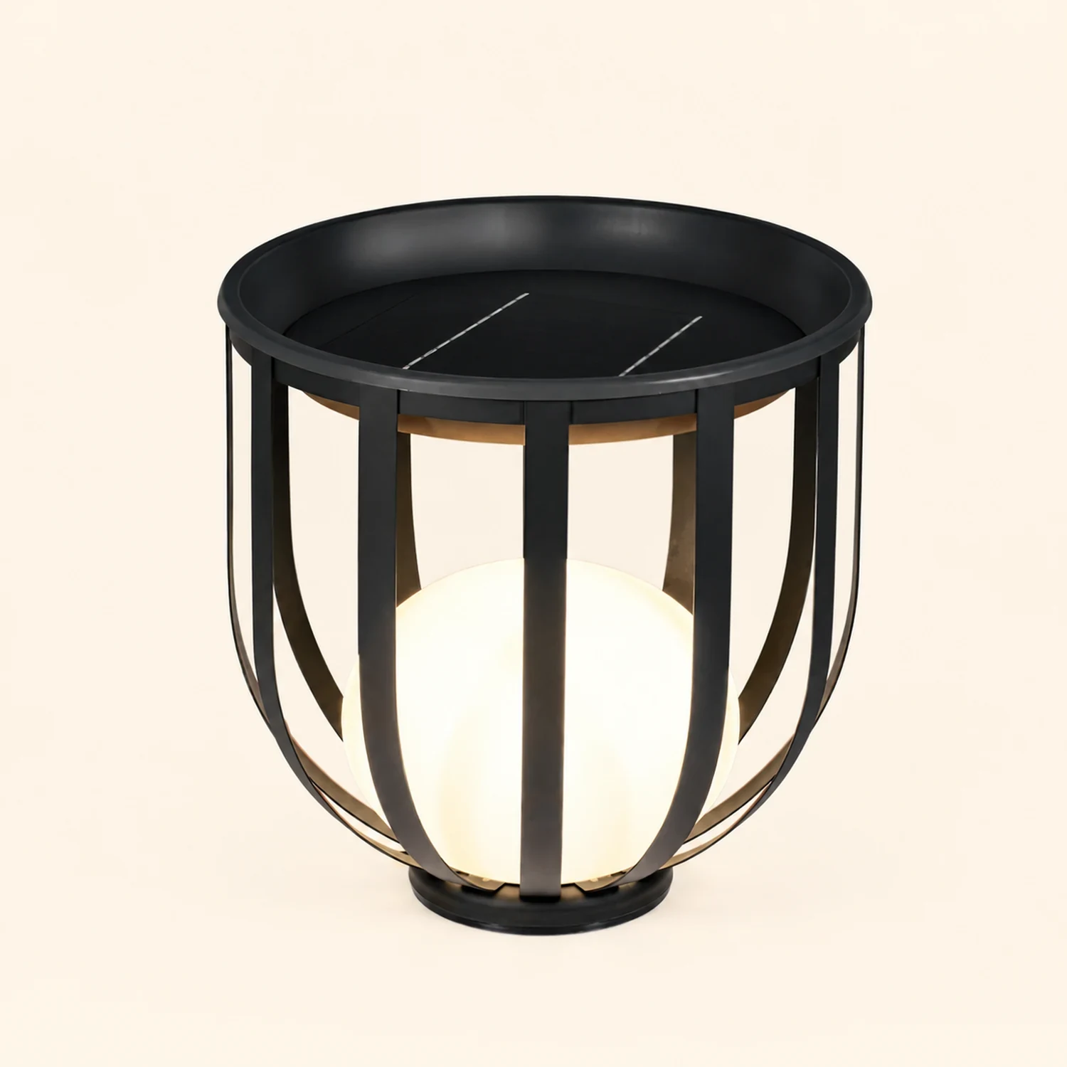 Bols Outdoor Garden Lamp with Solar Panel - Lumpaz