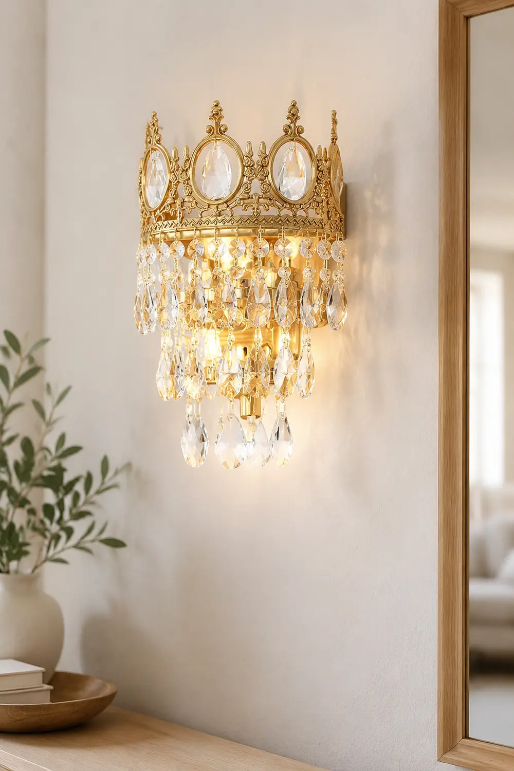 Vintage Crystal  Wall lamp - Lumpaz