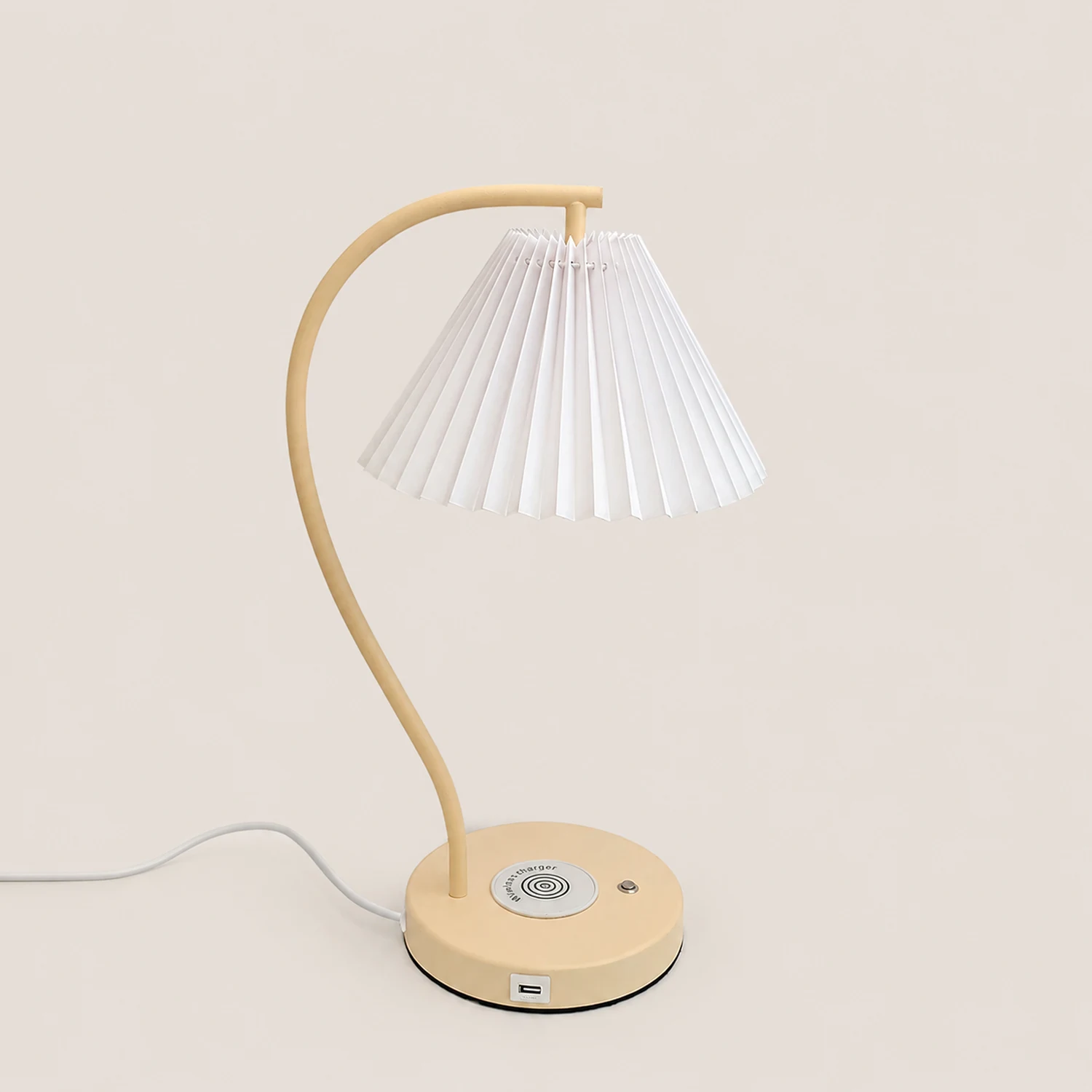 Ozawa Nordlux LED Tischlampe Weiß/Gelb Schlafzimmer/Arbeitszimmer - Lumpaz