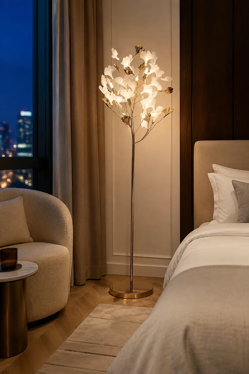 Gingko Leaf Floor Lamp - Lumpaz
