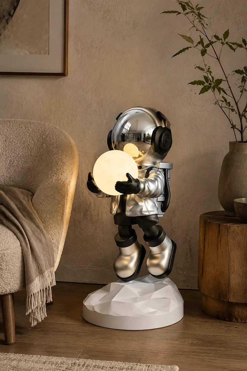 Fantasy Astronaut Built-in Battery Floor Light - Lumpaz