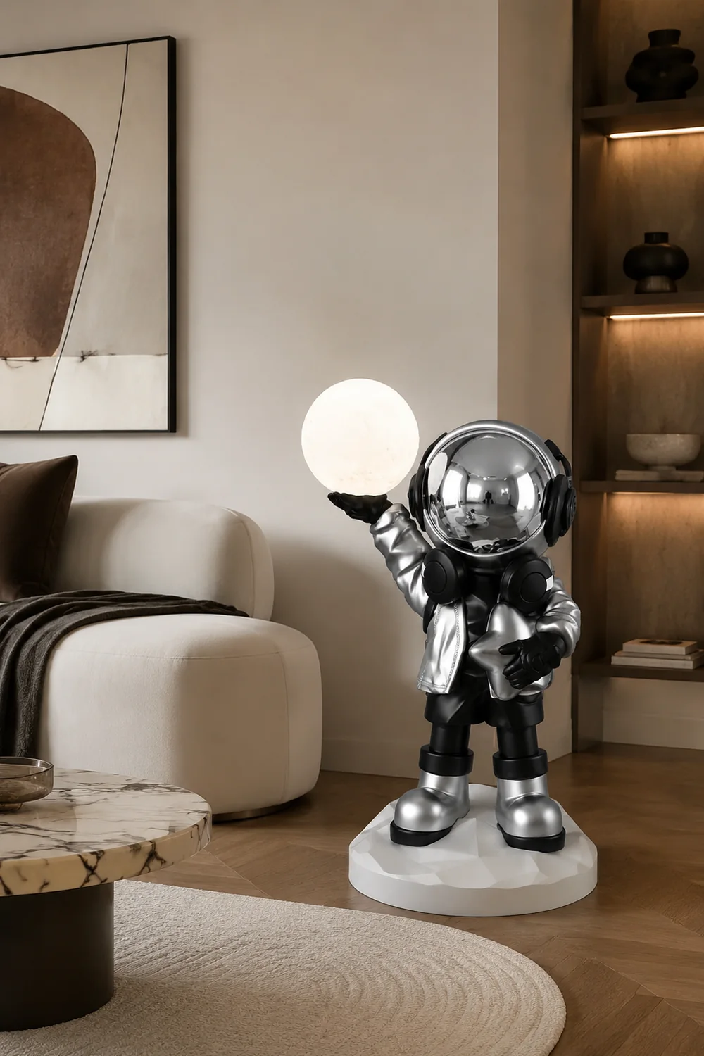 Apollo Astronaut Built-in Battery Floor Lamp - Lumpaz