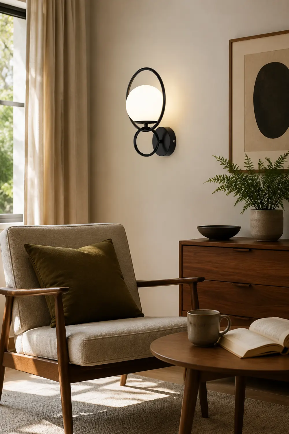 Circle Global Wall Lamp - Lumpaz