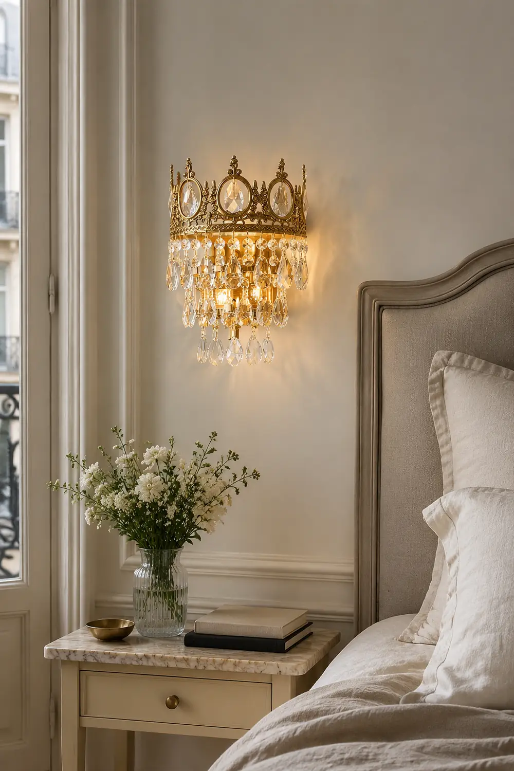 Vintage Crystal  Wall lamp - Lumpaz