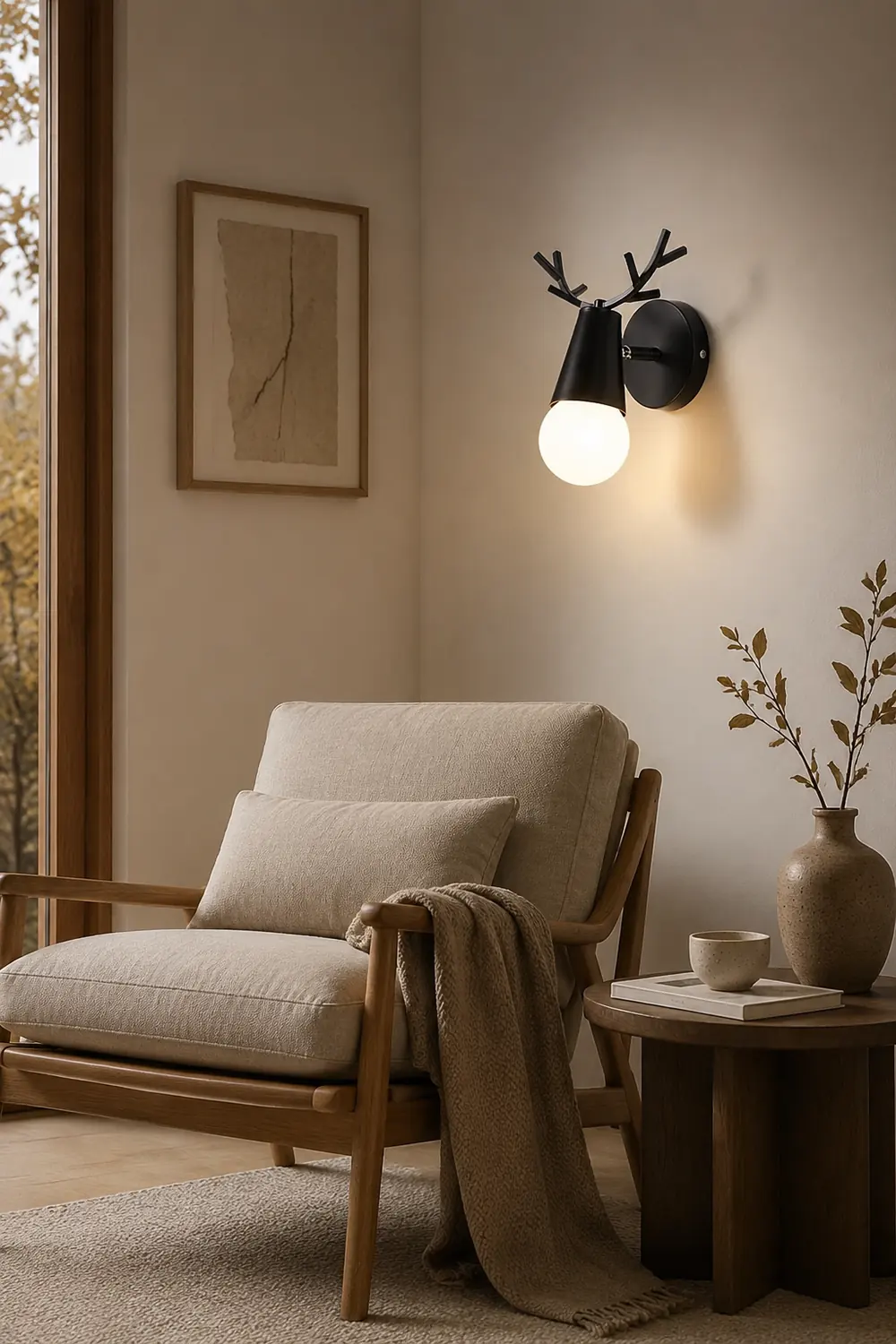 Yeknu Antler Wall Lamp - Lumpaz