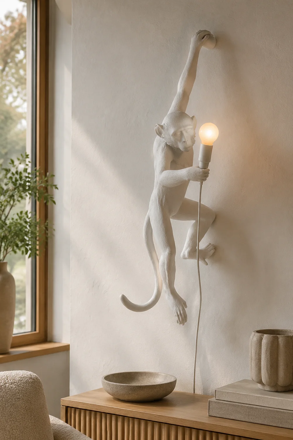 Monkey Wall Lamp - Lumpaz