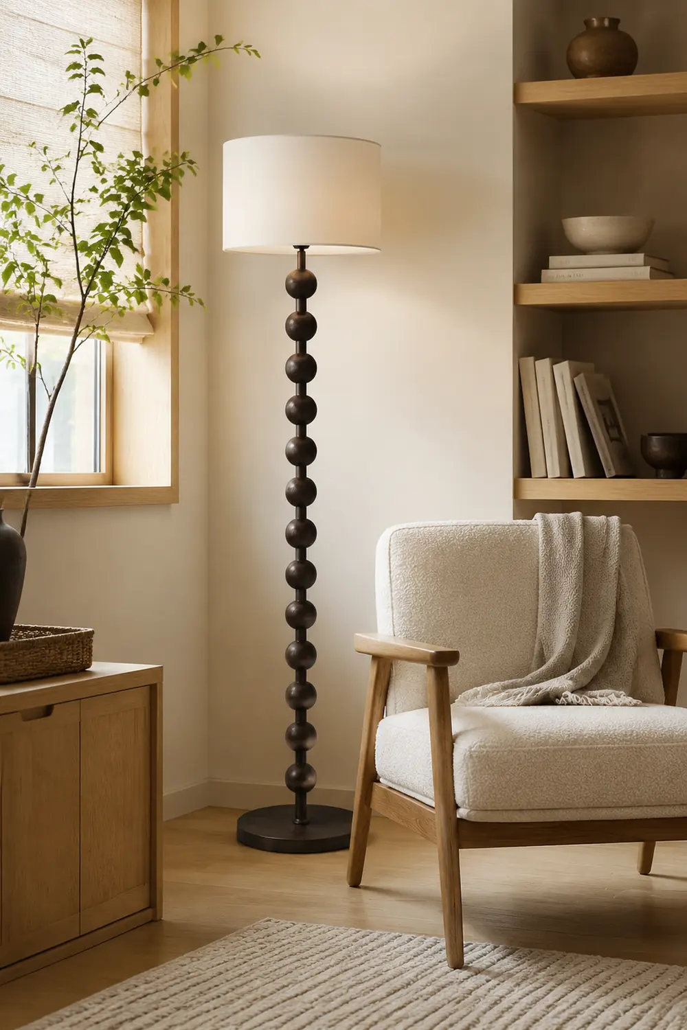 Hugo Barbell Floor Lamp - Lumpaz