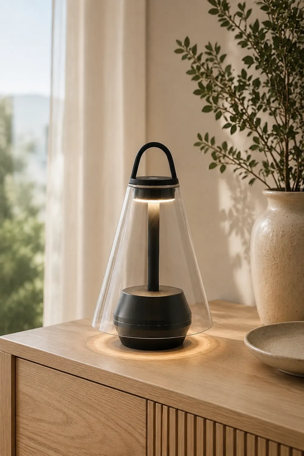 Shuttle Built-in Battery Table Lamp - Lumpaz