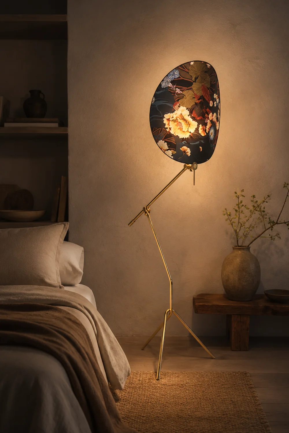 Floral Nocturne Floor Lamp - Lumpaz