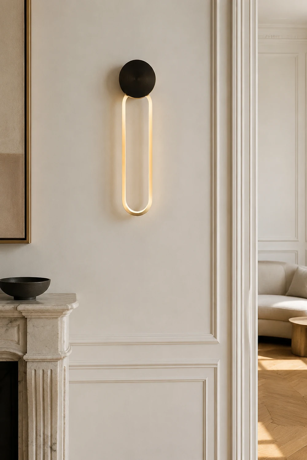 Simple Elliptical Wall Sconce - Lumpaz