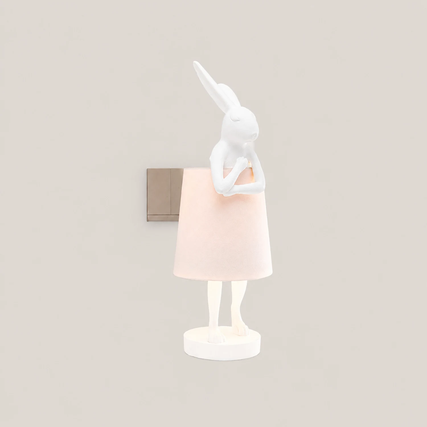 Alice Tischlampe Rabbit Ballet, Weiß/Gold - Lumpaz