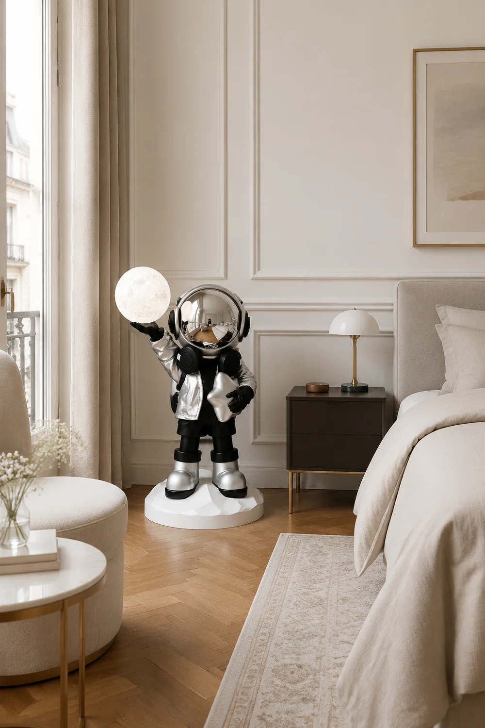 Apollo Astronaut Built-in Battery Floor Lamp - Lumpaz