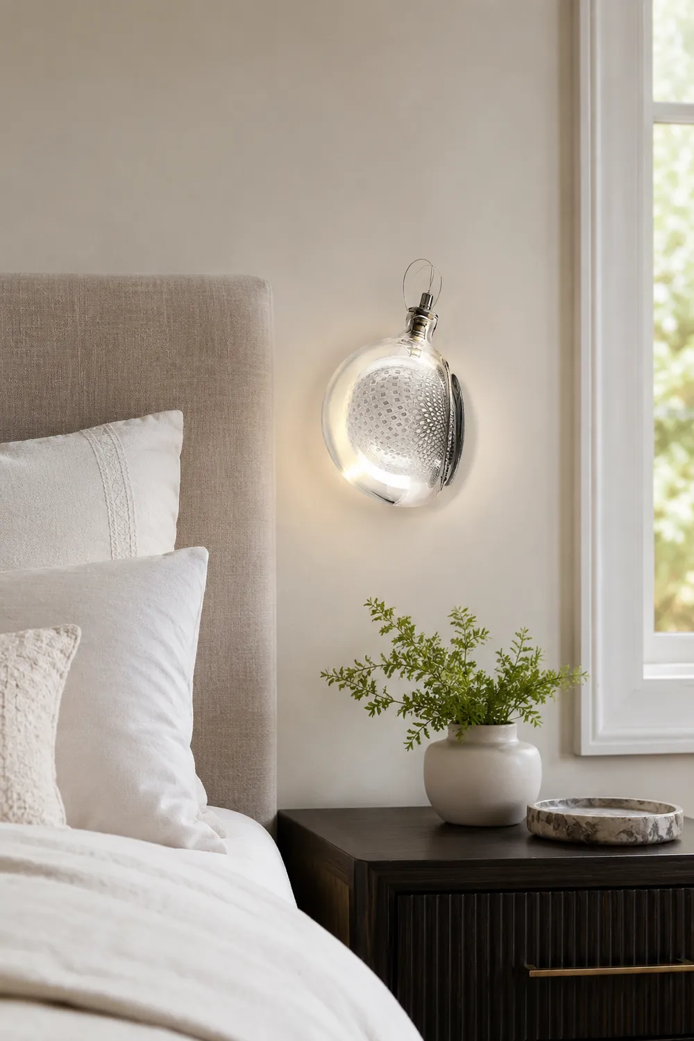 Mesh Glass  Wall Lamp - Lumpaz