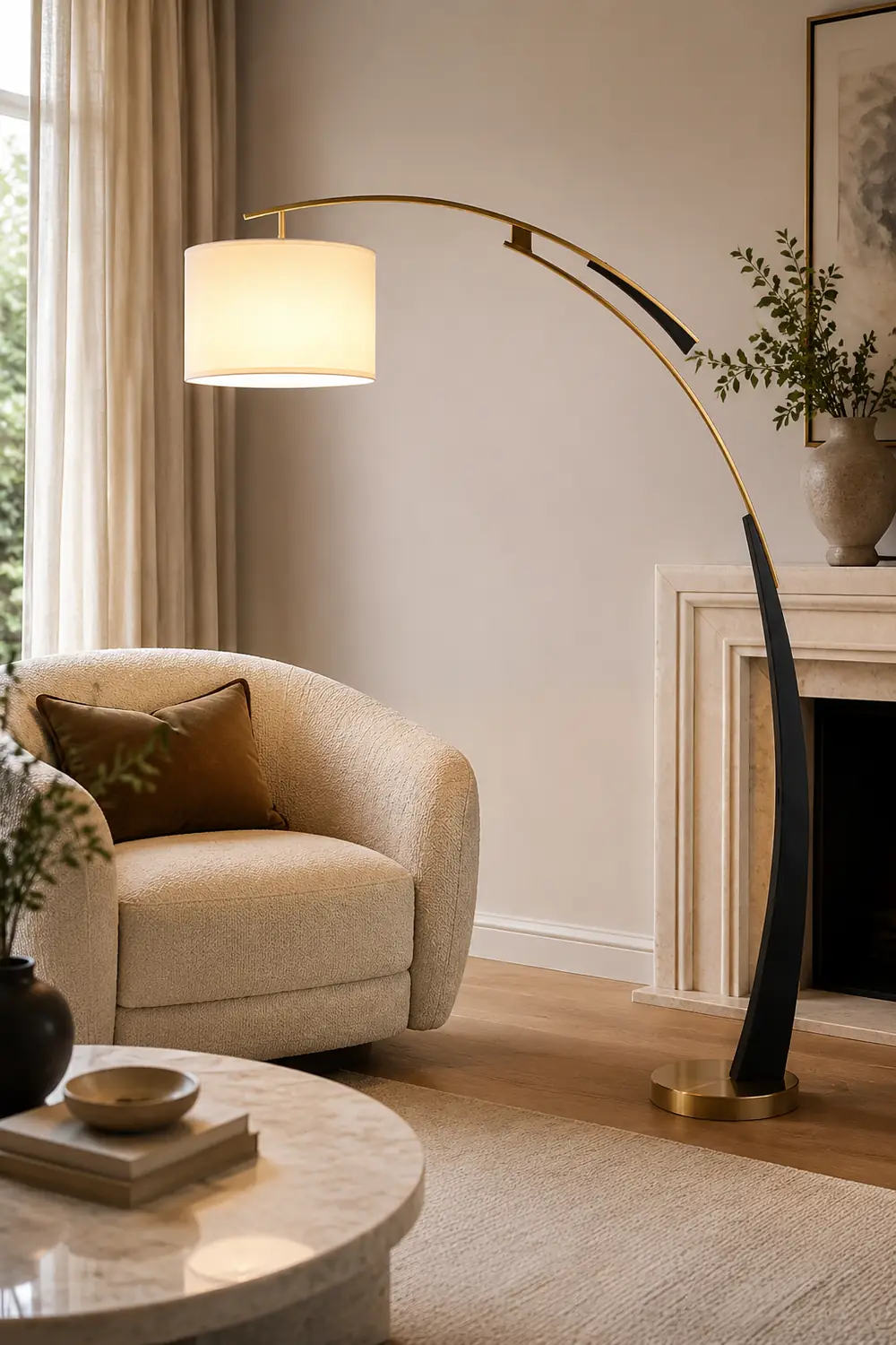 Matterhorn Arc Floor Lamp - Lumpaz