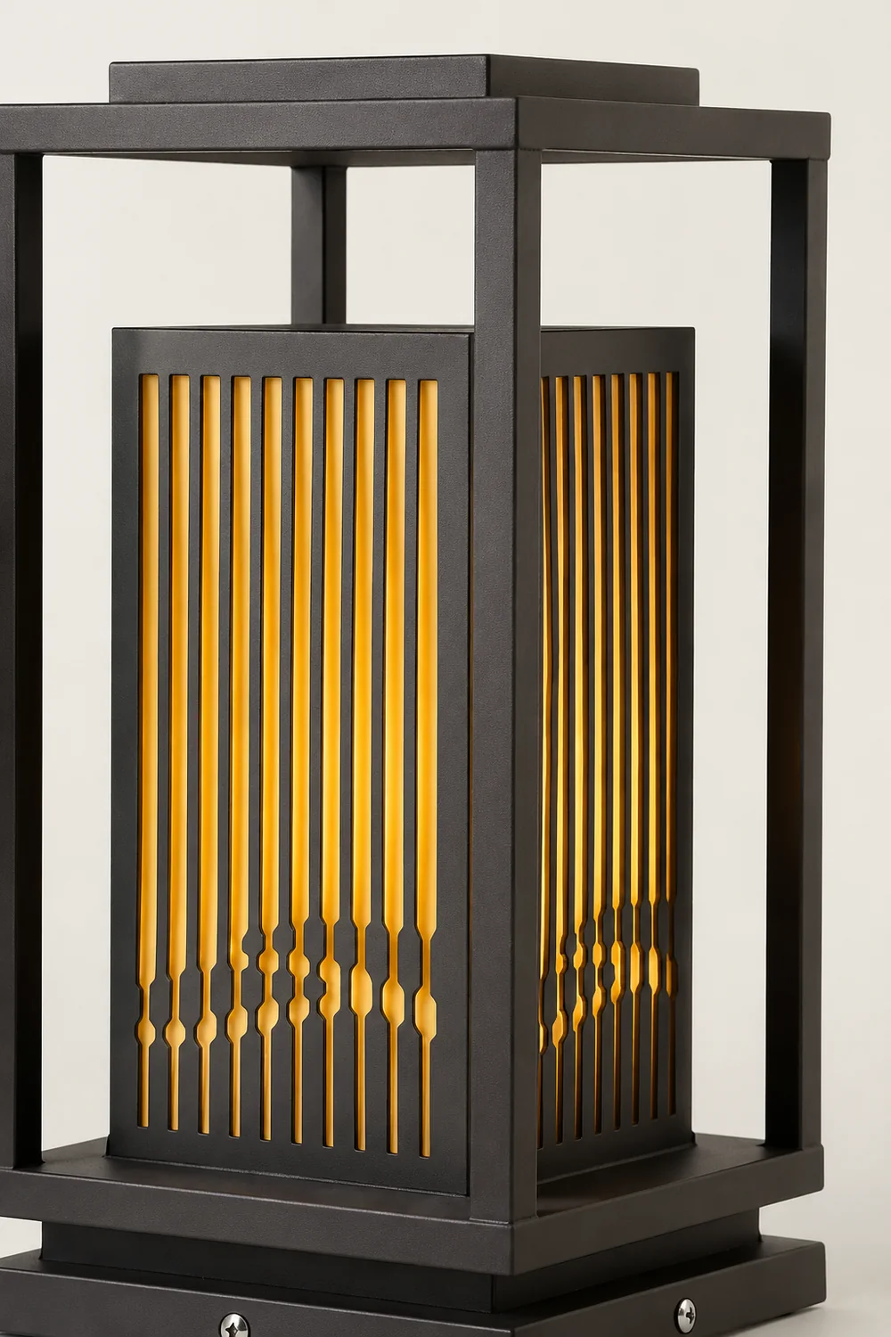 Modern Square Cage Garden Light - Lumpaz