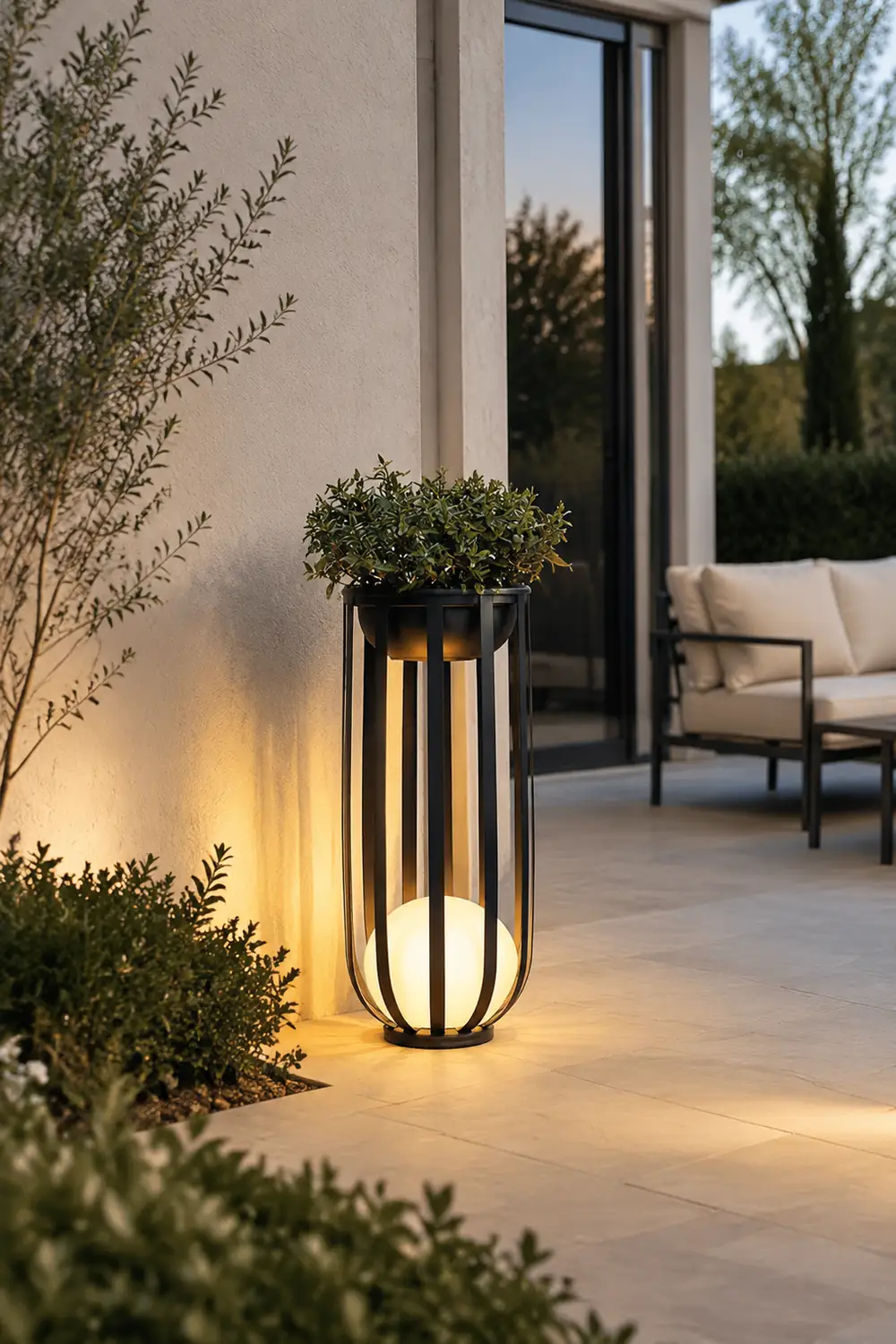 Bols Outdoor Garden Lamp with Solar Panel - Lumpaz